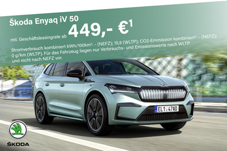 Škoda Enyaq iV 50 Gewerbeleasing
