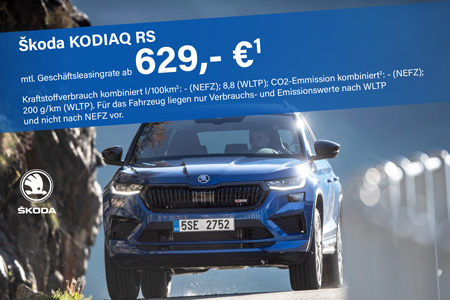 Škoda KODIAQ RS Gewerbeleasing