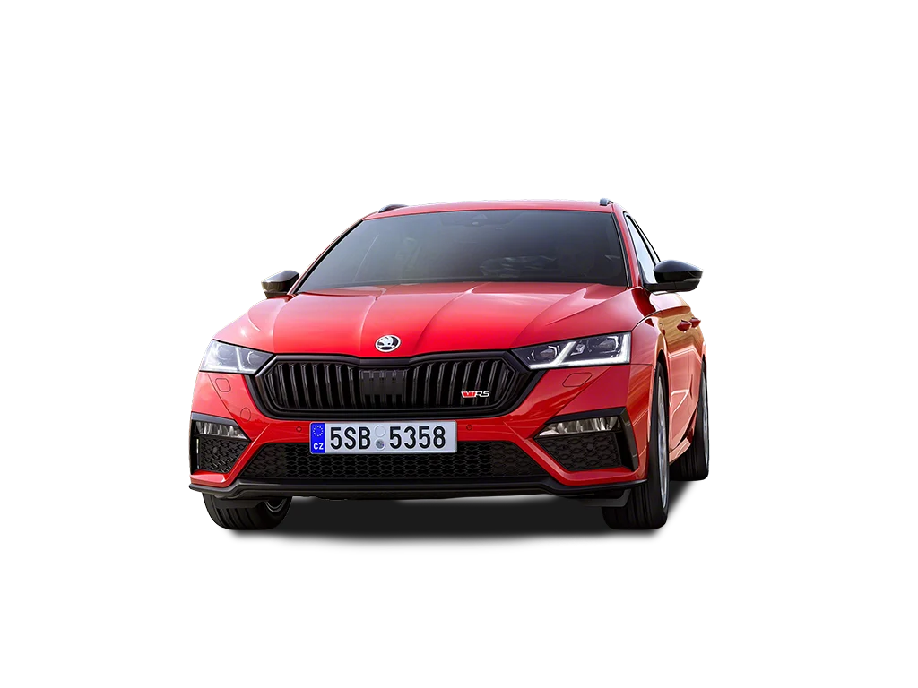 Octavia Combi RS freigestellt 1024x768 rotes Fahrzeug