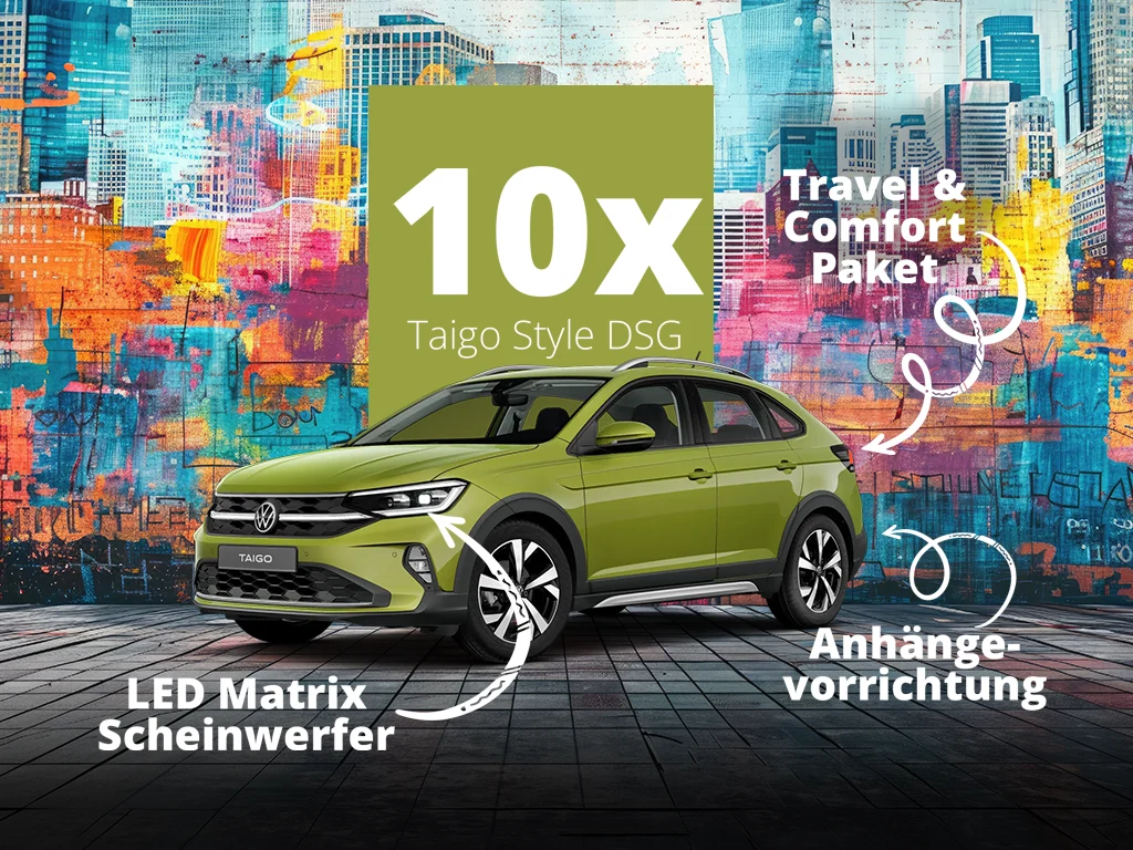 Reimers HP Aktionen Juni 2026 Taigo grünes Fahrzeug